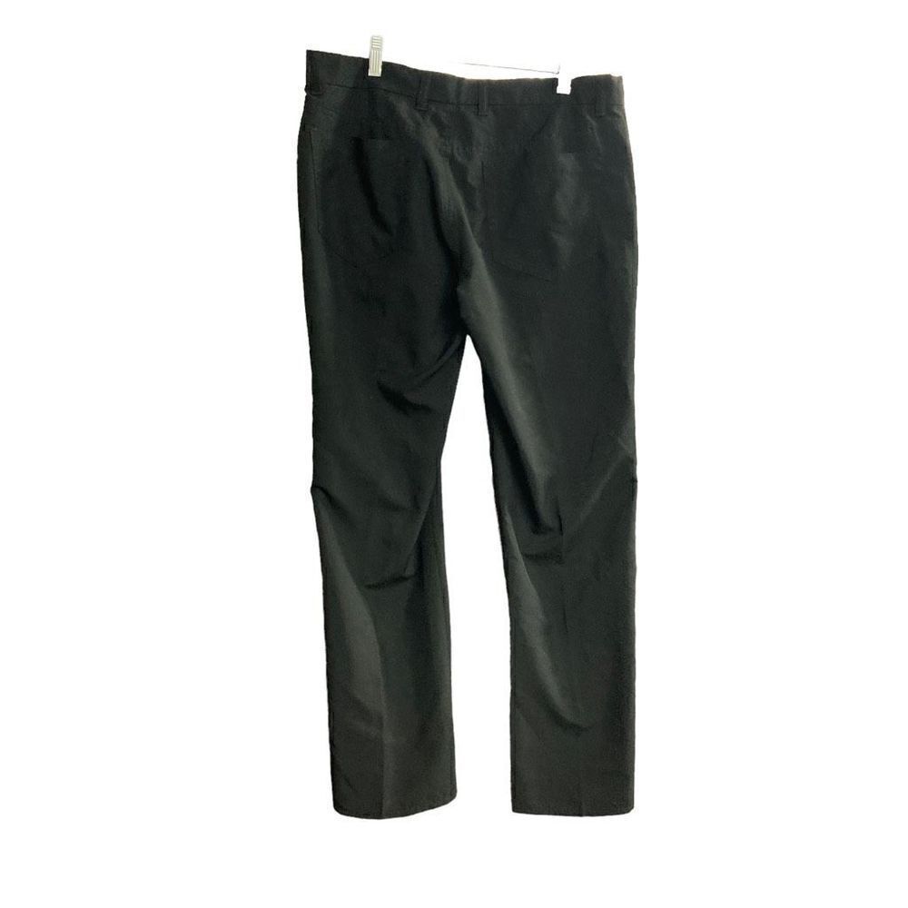 Louise Raphael Men's Tailored Black Mid-Rise Zip-fly Chino‎ Pants Size 33x30